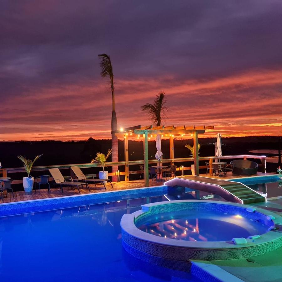 Chacara Arena Jk Com Piscina Integrada Com Sauna E Hidromassagem อีบิวนา ภายนอก รูปภาพ