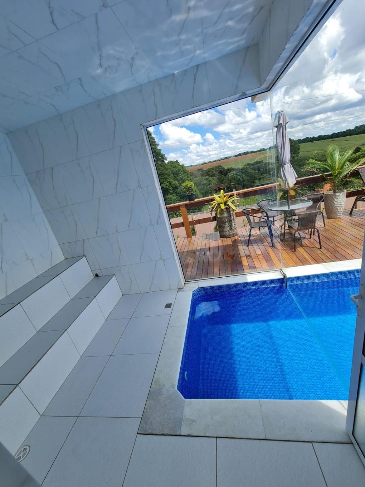 Chacara Arena Jk Com Piscina Integrada Com Sauna E Hidromassagem อีบิวนา ภายนอก รูปภาพ